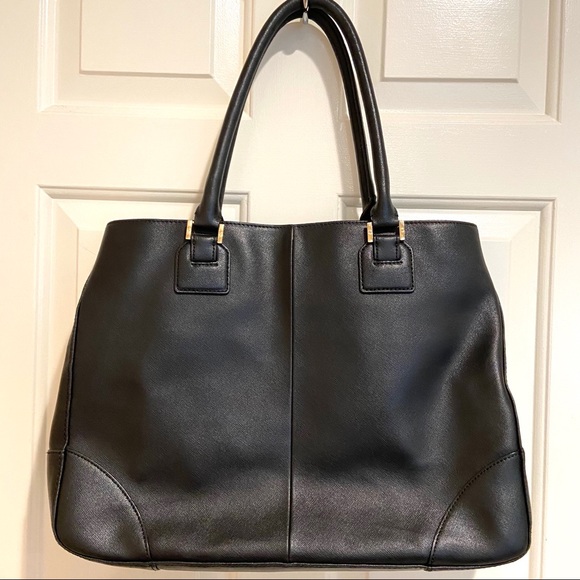 TORY BURCH Large Black Saffiano Leather Tote Bag - Picture 4 of 16